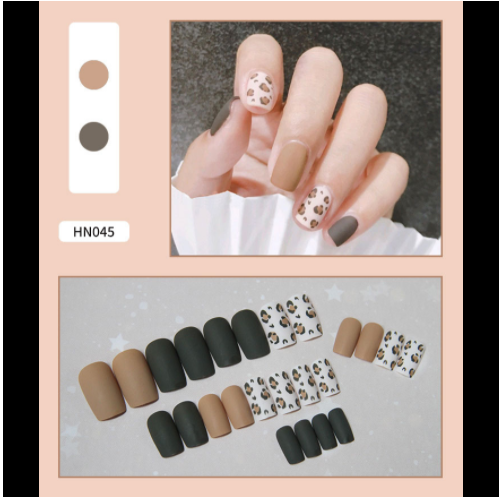 Uñas Postizas Decoradas Adhesivas - Diseño Profesional Listo para Usar - Image 44