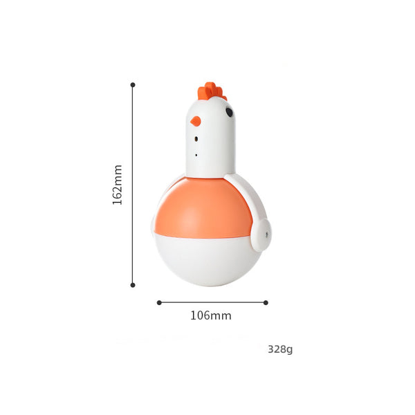 Juguete Interactivo para Gatos con Láser, Sonido y Forma de Pollo