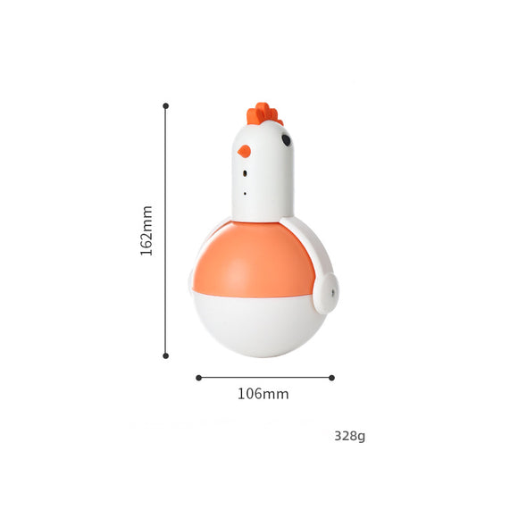 Juguete Interactivo para Gatos con Láser, Sonido y Forma de Pollo