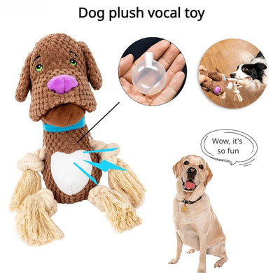 Juguete Interactivo para Perros con Sonidos y Cuerda de Algodón Resistente - Image 3