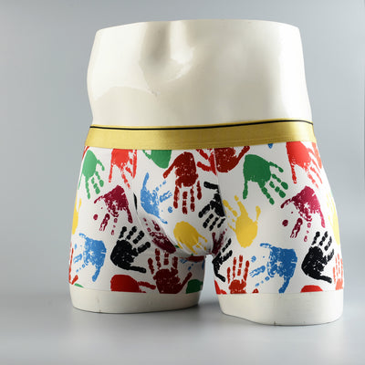 Boxers Hombre Estampado Floral Seda de Hielo Cintura Media Transpirables - Image 54
