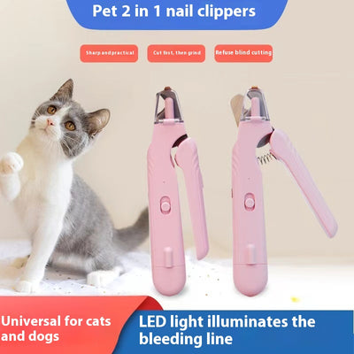 Cortauñas para Mascotas 2 en 1 con Luz LED - Tijeras de Precisión para Perros y Gatos - Image 6