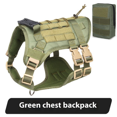 Chaleco Táctico de Oxford para Perros Grandes - Protección de Pecho y Espalda - Image 11