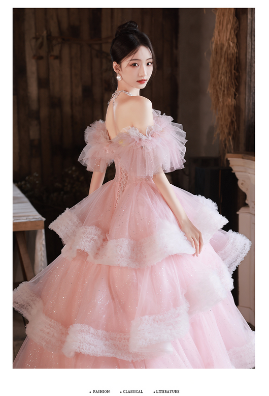 Vestido de Banquete Asimétrico Floral de Alta Gama para Mujer - Image 6
