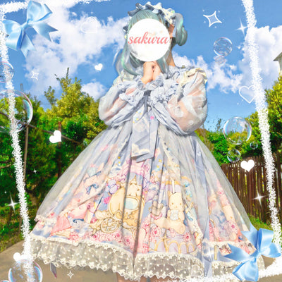 Vestido JSK Lolita Carnival con Osito de Diseño Original y Tirantes - Image 7