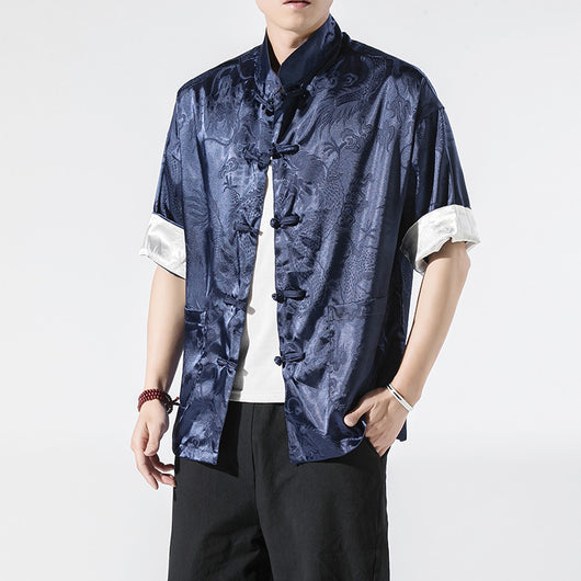 Camisa Casual de Manga Corta con Estilo Versátil - Image 11