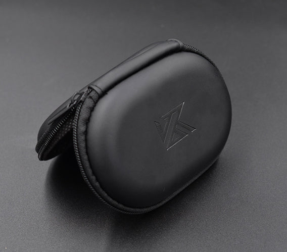 Estuche Portátil de Cuero para Auriculares Ovalado