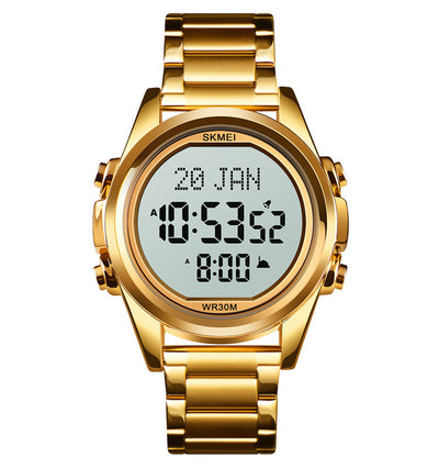 Reloj Electrónico Árabe para Hombre Acero Inoxidable Diseño Fashion - Image 9