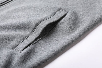 Chaqueta Casual de Algodón con Cierre y Bordados para Hombre - Image 11