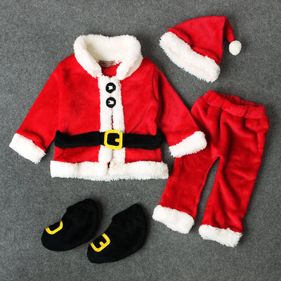 Disfraz de Papá Noel Infantil de 4 Piezas - Image 9