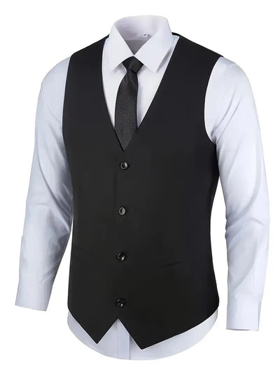 Traje Ejecutivo Tres Piezas Coreano Slim Fit para Hombre - Image 13