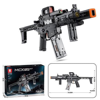 Rifle de Asalto Militar - Juguete de Bloques de Construcción Educativo para Niños - Image 5