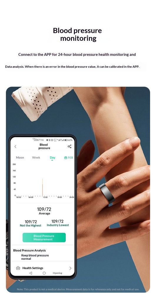 Anillo Inteligente de Monitoreo de Salud - Sueño, Frecuencia Cardíaca y Oxígeno - Image 26