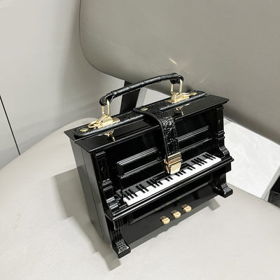Bolso Bandolera Acrílico con Diseño Piano - Image 8