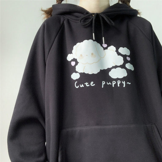 Sudadera Kawaii Estilo Soft Girl con Estampado Anime - Cómoda y Cálida para Chicas - Image 7