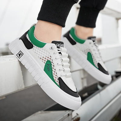 Zapatillas Deportivas Casuales Transpirables con Paneles de Malla