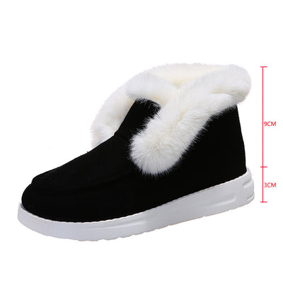 Zapatos Casuales de Algodón para Mujer Talla Grande con Punta Redonda - Image 3