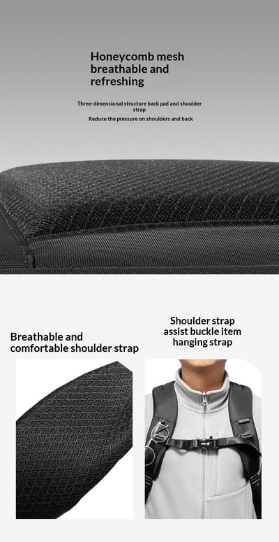 Mochila de Viaje Ejecutiva de Gran Capacidad para Hombres - Image 14
