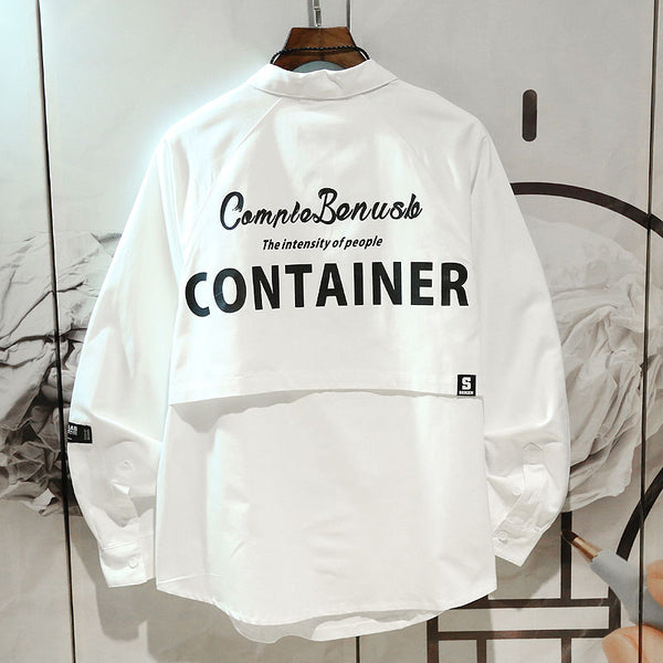 Chaqueta Suelta Estilo Hong Kong Inspiración Japonesa