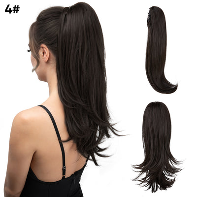 Peluca Corta Estilo Europeo Americana con Cola de Caballo para Mujer - Image 8