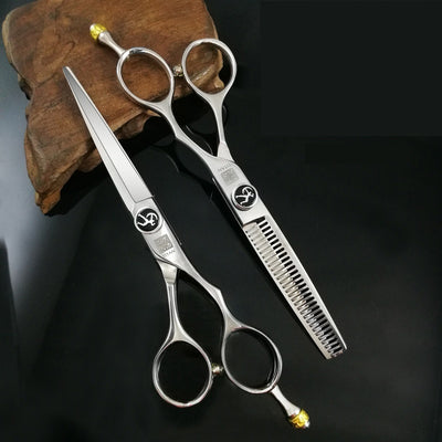 Tijeras Profesionales para Peluquería - Corte y Desflecado Sin Costuras