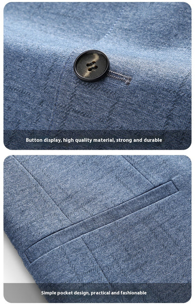 Blazer Ejecutivo de Color Sólido para Hombre - Image 10