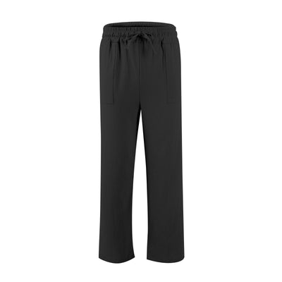Pantalones de Playa para Hombre en Algodón y Lino con Cintura Elástica - Image 8
