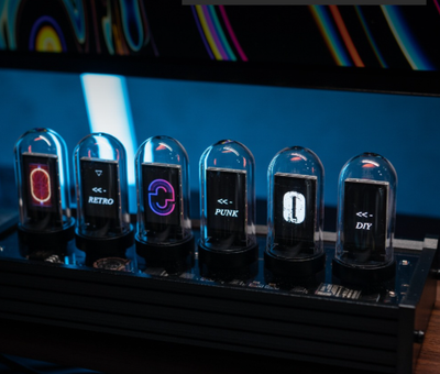 Reloj de Tubo Luminoso RGB - Decoración Creativa de Escritorio - Image 4