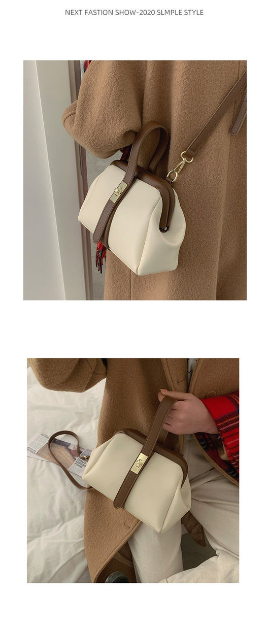 Bolsa Mensajera Retro con Cierre de Botón - Diseño Versátil - Image 23