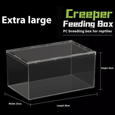 Caja de Alimentación para Reptiles con Alta Permeabilidad Acrílica - Image 9
