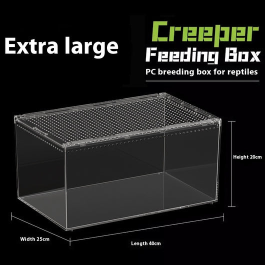 Caja de Alimentación para Reptiles con Alta Permeabilidad Acrílica - Image 9