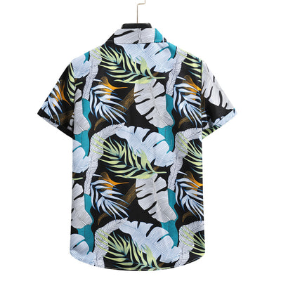Camisas Hawaianas Estampadas para Hombre - Diseño Floral Moderno - Image 2