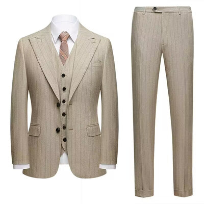 Traje Slim Fit de Tres Piezas para Hombre
