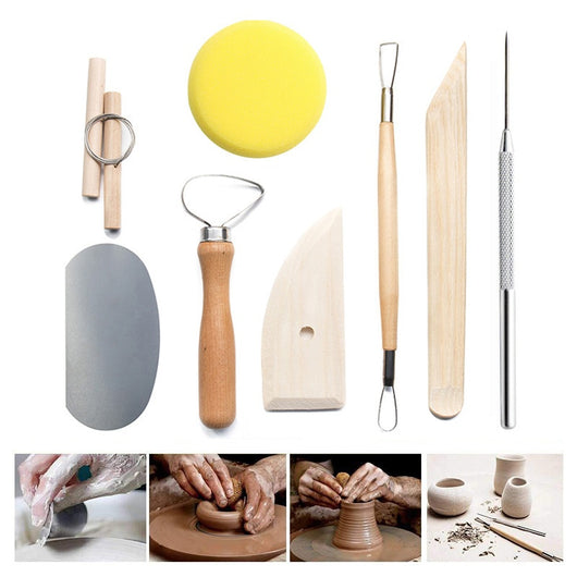 Set de 11 Herramientas de Arcilla Profesionales para Escultura y Cerámica - Image 16