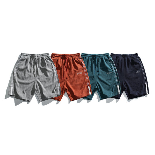Shorts Sueltos Cuadriculados Beige Estilo Japonés - Cómodos y Versátiles - Image 5
