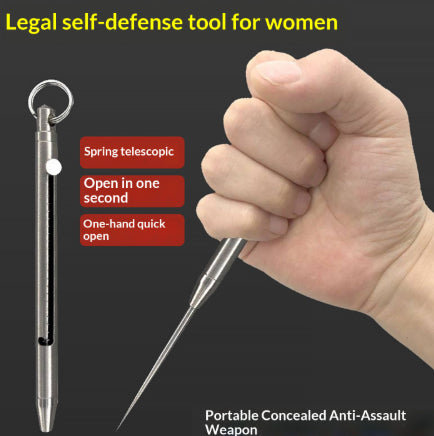 Defensa Personal Retráctil Compacta - Protección Portátil para Mujeres - Image 2