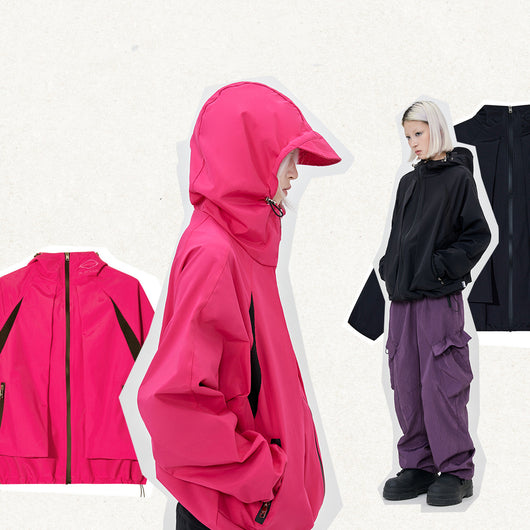 Chaqueta Deportiva Impermeable y Cortavientos con Capucha para Hombre - Image 11