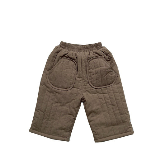 Pantalones de Terciopelo Acolchados para Niños - Corte Recto Clásico - Image 2