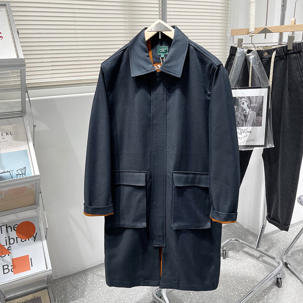 Abrigo Tipo Trench Ejecutivo Sufeng Wanzhen - Corte Medio para Hombre