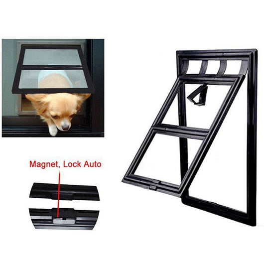 Malla Protectora para Ventanas y Puertas con Acceso Controlado para Mascotas - Image 9