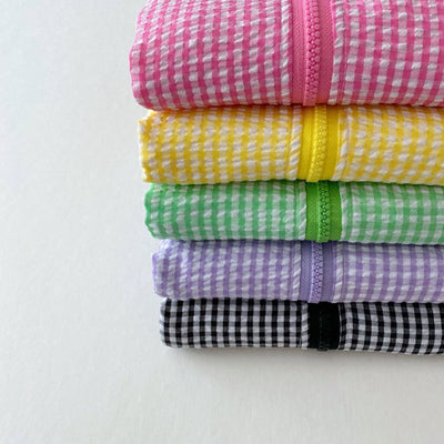 Chaqueta Ligera de Protección Solar con Cuadros para Niños - Image 15