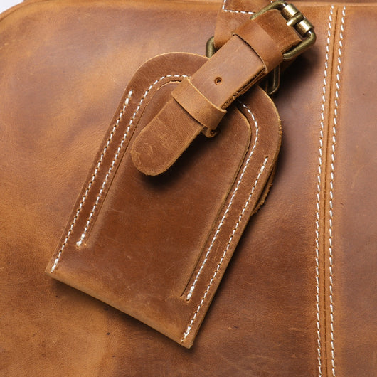 Bolsa de Viaje Portátil para Hombre en Cuero Genuino Estilo Retro - Image 17