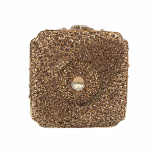Bolso de Noche Cuadrado Brillante con Cristales de Diamante para Mujer - Image 2