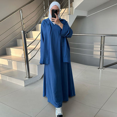 Vestido Árabe Suelto de Manga Larga - Outfit Tradicional Medio Oriente