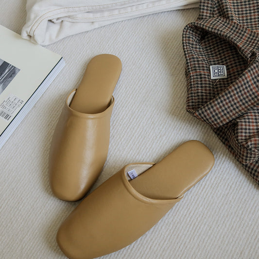 Pantuflas de Cuero Oveja para Pareja - Cómodas Zapatillas de Casa - Image 2