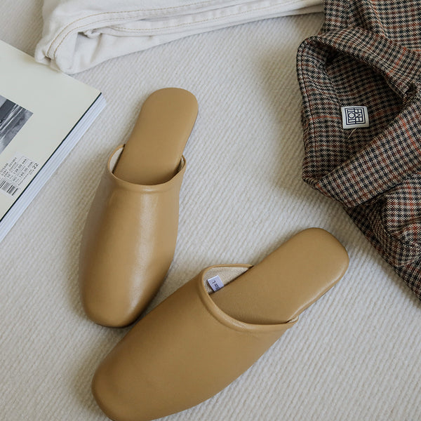 Pantuflas de Cuero Oveja para Pareja - Cómodas Zapatillas de Casa