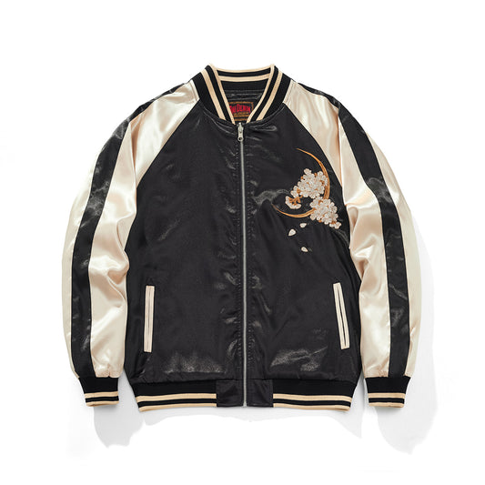 Chaqueta Suelta Estilo Chino con Bordados en Poliéster para Hombre