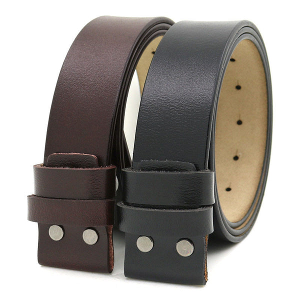 Cinturón de Cuero para Hombre 38cm sin Hebilla
