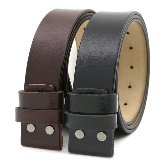 Cinturón de Cuero para Hombre 38cm sin Hebilla