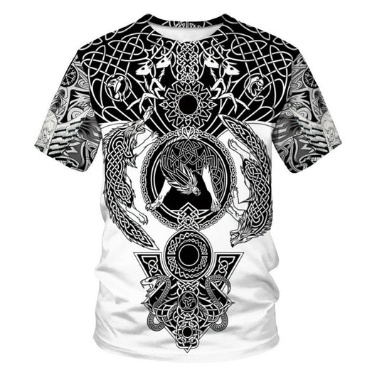 Playera Harajuku Estilo Retro con Impresión Digital 3D Unisex - Image 9